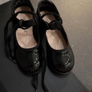 Capezio Black Kids tap shoes